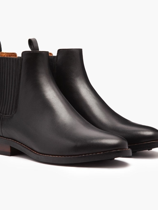 Thursday Boot Company Shoes - Thursday Boot Company Black Leather Chelsea Ankle Boots